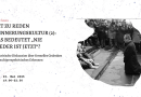 Zeit zu reden Erinnerungskultur (2): Was bedeutet „Nie wieder ist jetzt“?