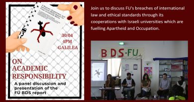 On Academic Resposibility – A panel discussion and presentation of the FU BDS Report