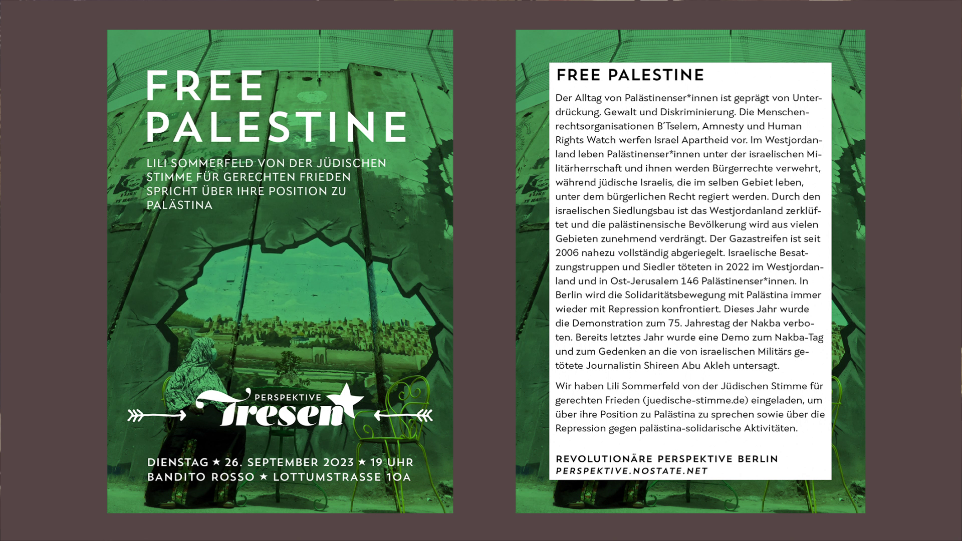 Free Palestine - Mitglieder der Jüdischen Stimme sprechen über ihre ...