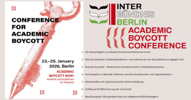 Academic Boycott Conference