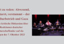 Zeit zu reden: Abwesend, erstarrt, verstummt – der Kulturbetrieb und Gaza